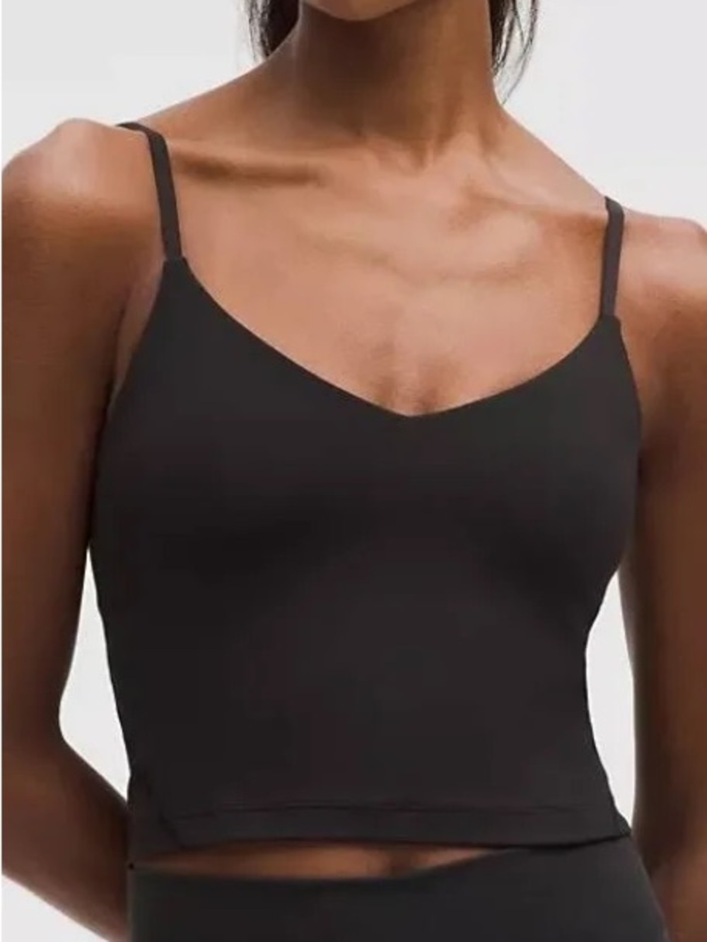 lululemon athletica Black Slim V-Neck Cami